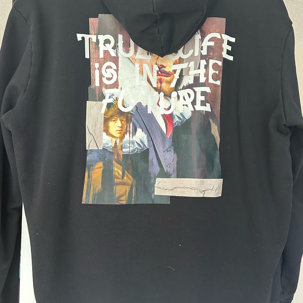 Hugo Boss “DENDIGO” Black Graphic Hoodie - Picture 3 of 9